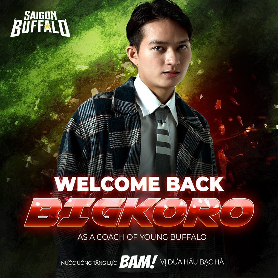 Bigkoro trở thành HLV của Young Buffalo sau khi nghỉ thi đấu chuyên nghiệp