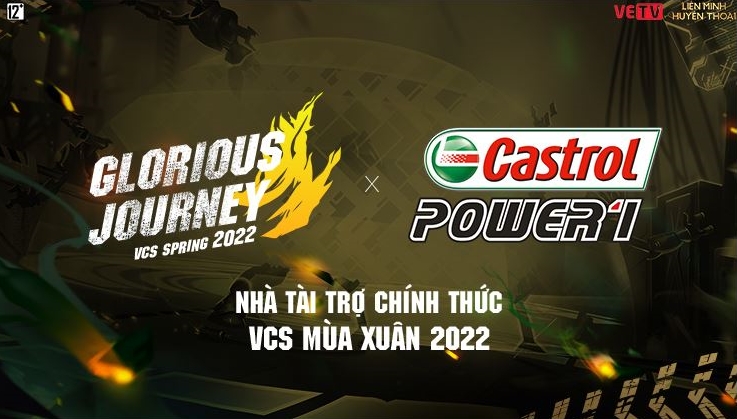 Castrol POWER1 chính thức là nhà tài trợ chính tại VCS Mùa Xuân 2022