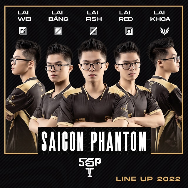 Liên Quân Mobile: Saigon Phantom công bố đội hình ra quân trước thềm ĐTDV Mùa Xuân 2022