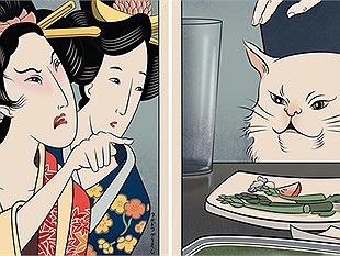 Vài chiếc meme nổi tiếng được vẽ theo phong cách in của Nhật vừa lạ mặt vừa hài hước