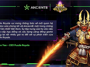 Puzzle Royale x Ancient8: Cái bắt tay hợp tác bắt đầu bước tiến lớn vào Metaverse