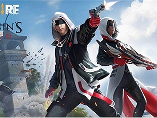 Thông tin về sự kiện hợp tác của Free Fire x Assassin's Creed, với nhiều phần quà hấp dẫn giành cho game thủ