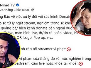 Độ Mixi và Thầy Giáo Ba lên tiếng sau lùm xùm Nimo TV cấm kênh donate thứ ba