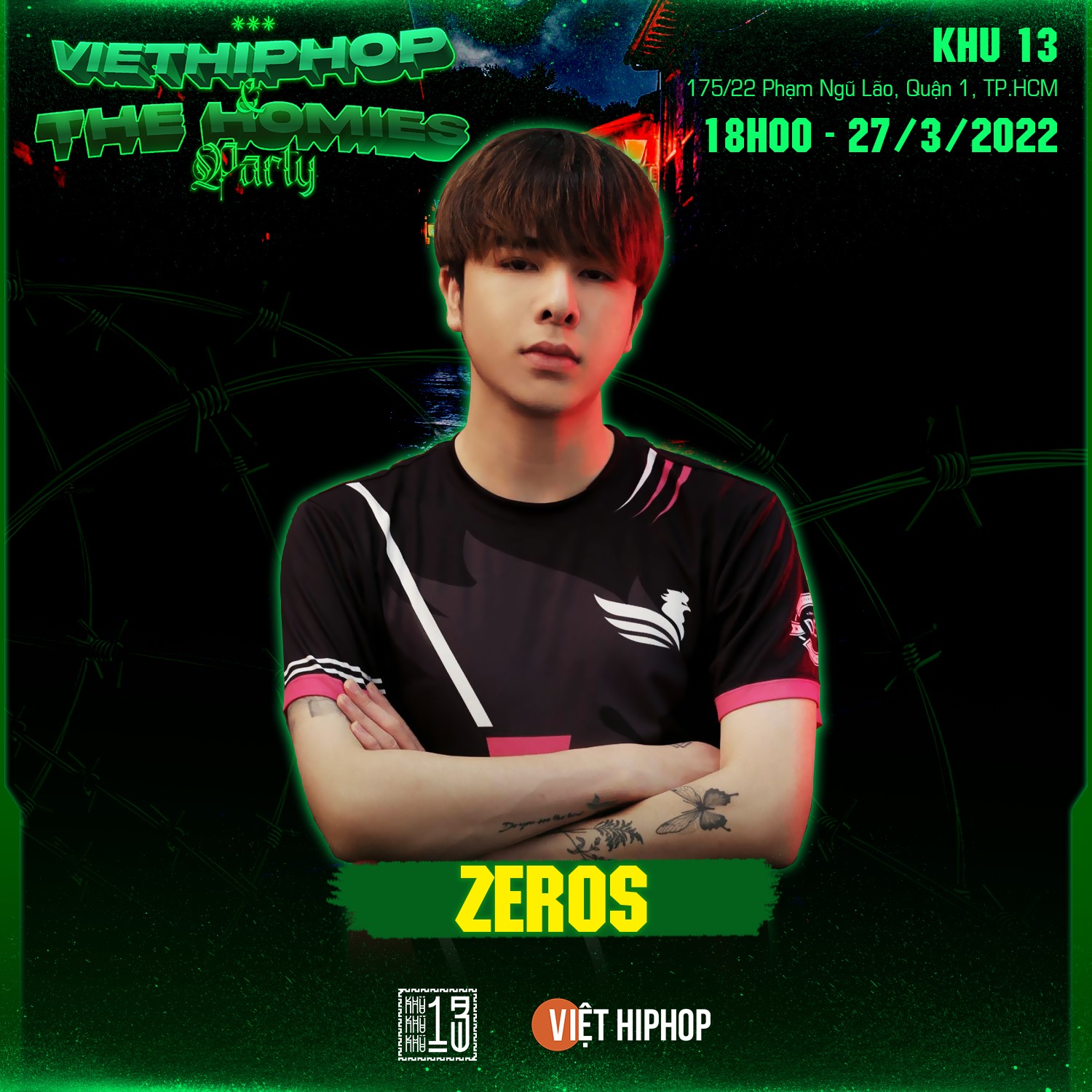 Zeros sẽ có màn debut vai trò Rapper trước khán giả vào ngày 27/3 tới