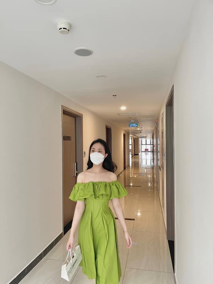 Đầm Lovito xẻ trước màu trơn thường ngày cho nữ L70AD102 (Màu xanh lam) |  Shopee Việt Nam