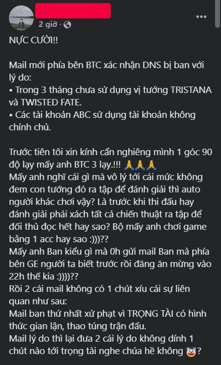 Lý do BTC đưa ra được nhận xét là cực kì 