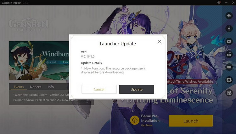 Genshin Impact: Hướng Dẫn Tải Trước Bản Cập Nhật 2.7 Cho Pc Và Mobile