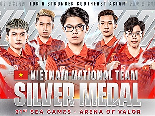 Đội tuyển Liên Quân Mobile Việt Nam để thua Thái Lan tại trận chung kết, qua đó giành HCB SEA Games 31
