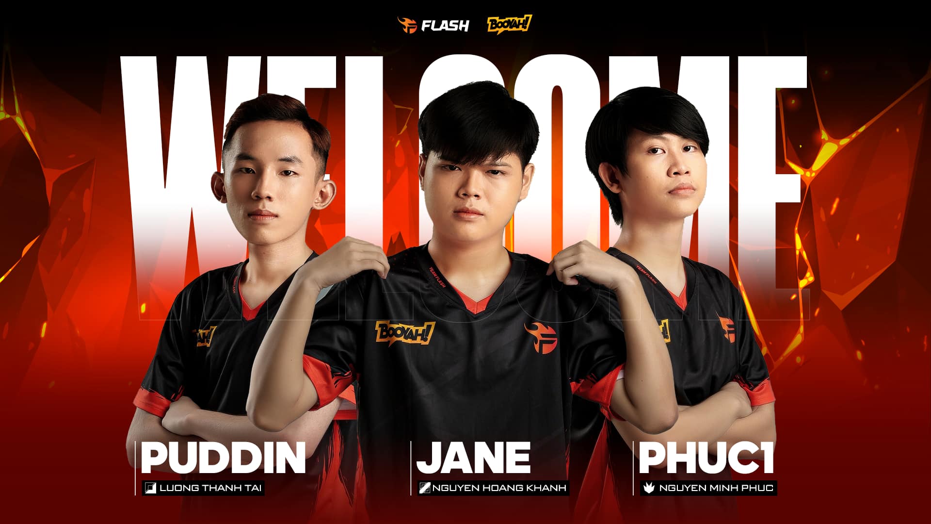 Team Flash chiêu mộ thành công bộ 3 Puddin - Jane - Phuc1 từ Cerberus Esports