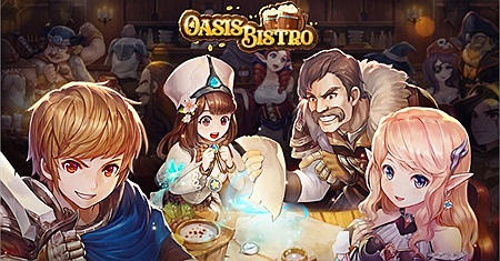 Oasis Bistro Tựa game nhập vai quản lí quán rượu mở đăng ký trước trên Mobile