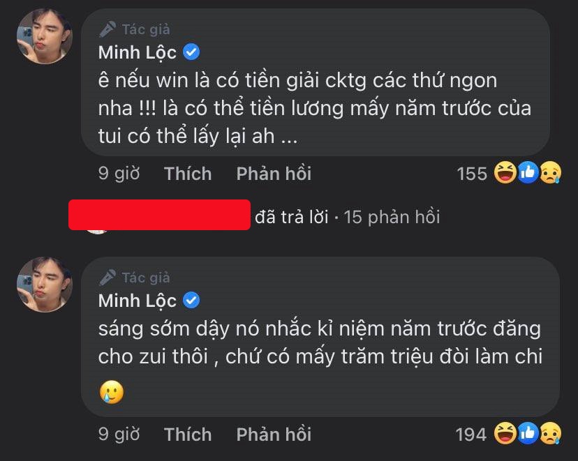 Ở dưới phần bình luận, Zeros vẫn liên tục nhắc về khoản nợ lên đến hàng trăm triệu