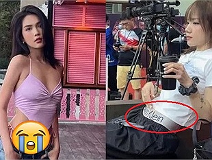 Ngọc Trinh bắt chước Phương Ly khoe cạp quần lót nhưng nhìn trông "ố dề" vô cùng
