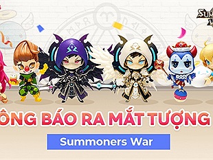 Com2uS tung ra bộ sưu tập gồm 6 nhân vật tượng SD của Summoners War