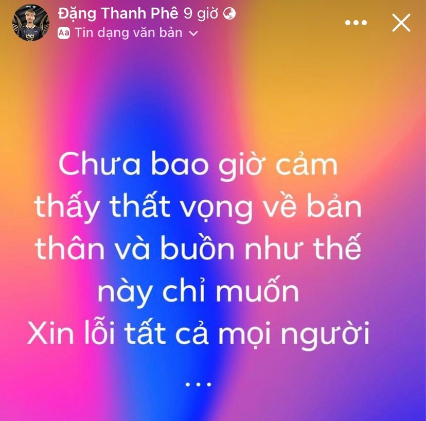 Kati thất vọng về bản thân