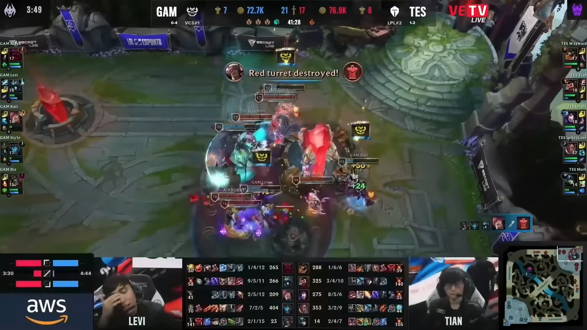 Và rồi lấy về chiến thắng đầu tiên tại CKTG 2022