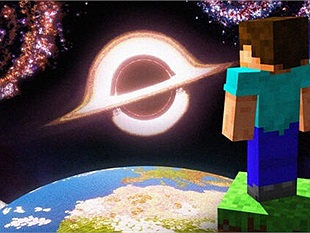 Một game thủ Minecraft đã dành ra 2 tháng để tạo ra cả thiên hà rộng lớn