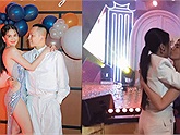 Ngọc Trinh gây choáng khi say xỉn văng tục, hôn bạn đồng giới nhiệt tình trong tiệc sinh nhật tuổi 33