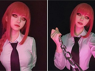 Cùng chiêm ngưỡng bộ ảnh cosplay Makima trong Chainsaw Man