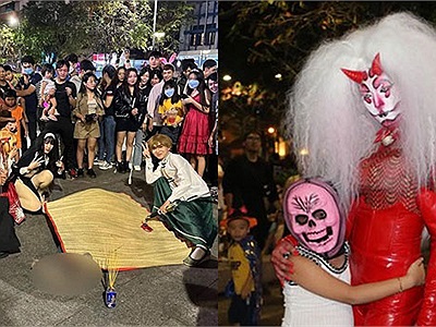 Kiểu hóa trang Halloween "đắp chiếu" của giới trẻ Việt gây tranh cãi: Vui vẻ hay phản cảm?