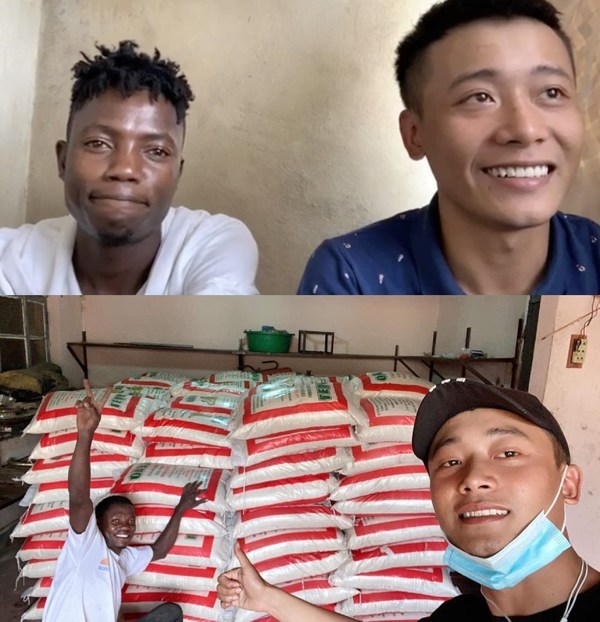 Lindo mang kẹo lạc Việt Nam ra bán tại chợ, người mua xếp hàng dài