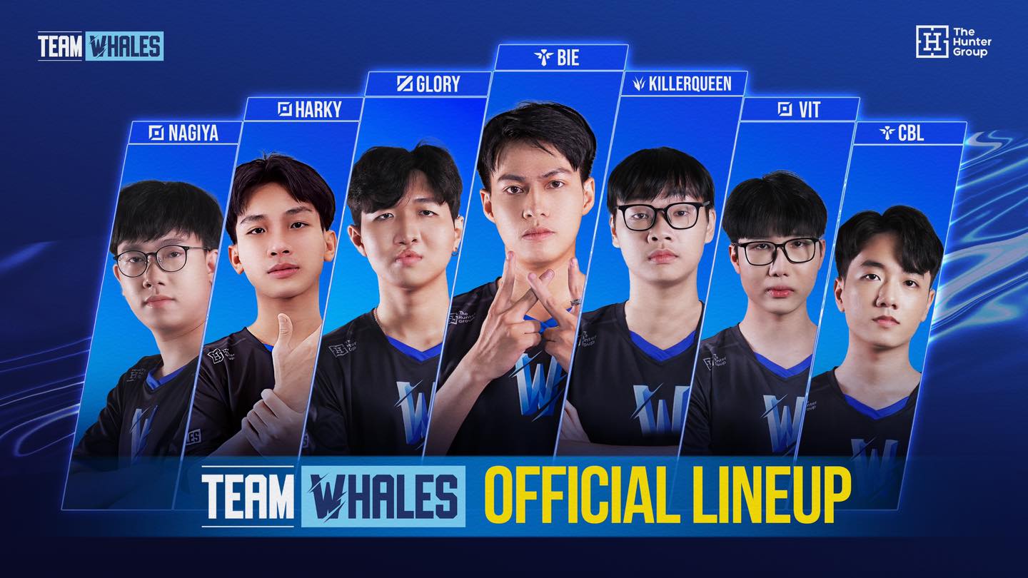 Đội hình Team Whales tham dự VCS Mùa Xuân 2023