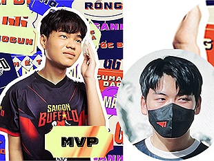 Vừa giành MVP giúp SGB thắng trận đầu VCS Mùa Xuân 2023, Shogun được BTC coi là "bố T1 Gumayusi"
