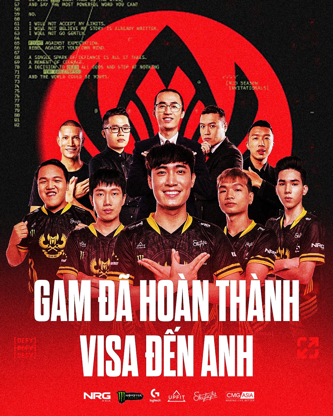 GAM đã hoàn thiện VISA đến Anh cho toàn bộ thành viên góp mặt tại MSI 2023