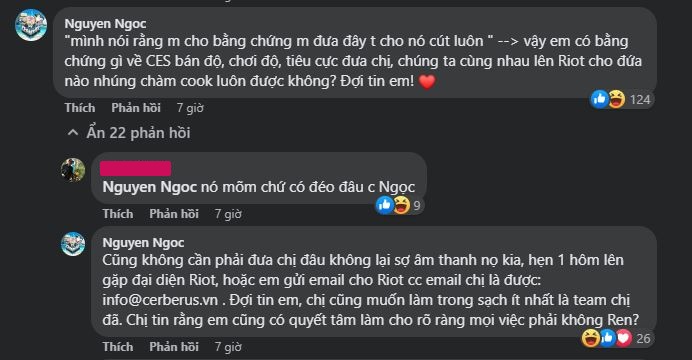 CEO của CES vào để lại bình luận