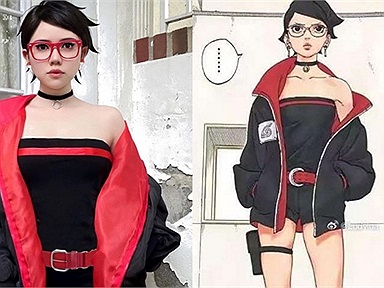 Cùng chiêm ngưỡng bộ ảnh cosplay Uchiha Sarada được thực hiện bởi coser Arisa Nguyễn