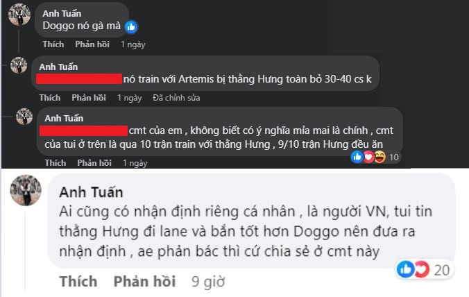 Quản lý của CES tiết lộ Artemis vượt trội hơn Doggo trong đấu tập