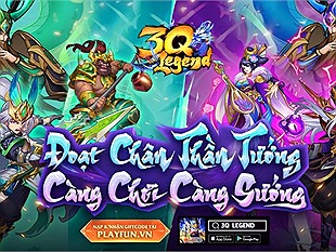 3Q Legend: Danh Tướng Truyền Kỳ game nhập vai card battle Tam Quốc sắp ra mắt