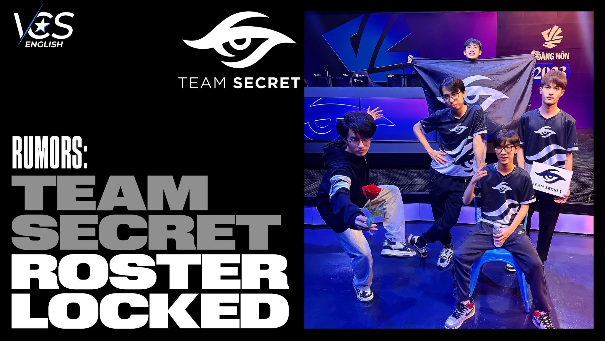 Team Secret chốt đội hình với sự bổ sung đường giữa Aress (Ảnh: VCS English)