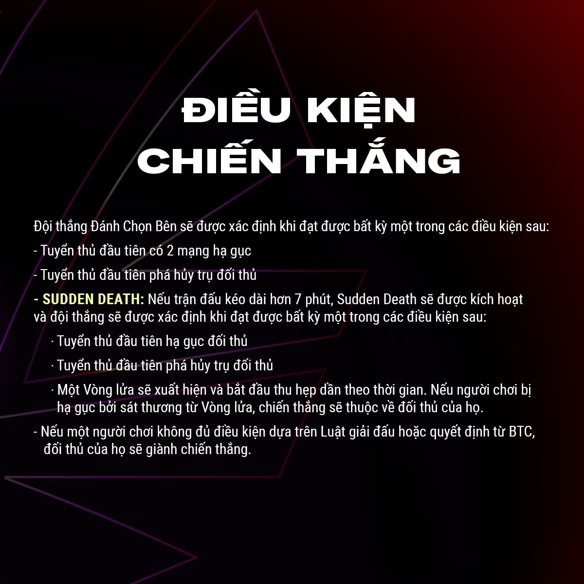 Bản đồ Vực Gió Hú được sử dụng để quyết định quyền chọn bên ở ván cuối