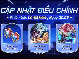 Liên Quân Mobile: Điều chỉnh cân bằng phiên bản Lễ Hội 5V5 ngày 30.05.2024