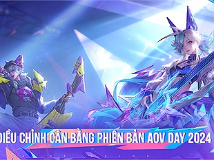 Liên Quân Mobile: Điều chỉnh cân bằng phiên bản PB AOV Day 2024 – 05.09