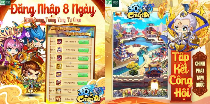 3Q Chiến Đi tựa game đấu tướng chiến thuật chủ đề Tam Quốc 3Q-Chien-Di-3