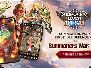 Summoners War: Rush tựa game nhập vai phòng thủ tháp nhàn rỗi đang mở đăng ký trên mobile