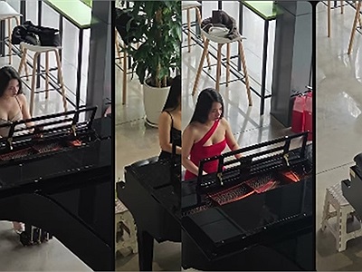 Ngồi đánh Piano, cô gái bí ẩn khiến anh em phải thốt lên "Pan Piano Việt Nam là đây"