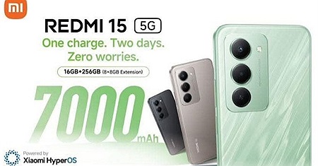 Redmi 15 5G: Điện thoại tầm trung pin 7000mAh đáng mua nhất 2025