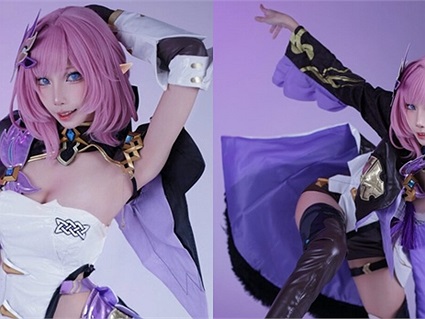 Ngắm bộ cosplay Elysia Honkai Impact 3rd tuyệt đẹp của Chiro