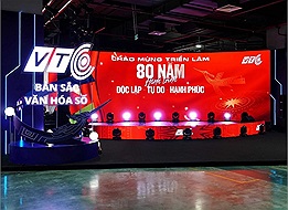 VTC gây ấn tượng ngay ngày đầu tiên khai mạc Triển lãm 80 năm hành trình Độc lập - Tự do - Hạnh phúc