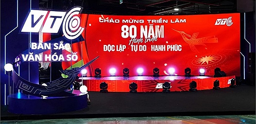 VTC gây ấn tượng ngay ngày đầu tiên khai mạc Triển lãm 80 năm hành trình Độc lập - Tự do - Hạnh phúc