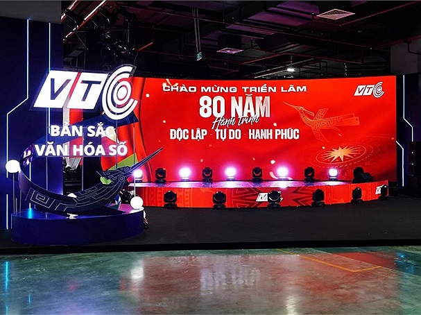 VTC gây ấn tượng ngay ngày đầu tiên khai mạc Triển lãm 80 năm hành trình Độc lập - Tự do - Hạnh phúc