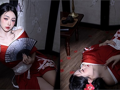Trần Hà Linh quyến rũ trong bộ ảnh kimono phá cách "trễ nải"