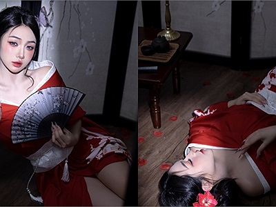 Trần Hà Linh quyến rũ trong bộ ảnh kimono phá cách "trễ nải"