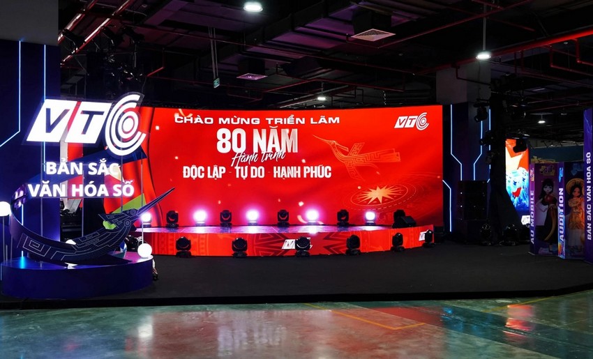 VTC gây ấn tượng ngay ngày đầu tiên khai mạc Triển lãm 80 năm hành trình Độc lập - Tự do - Hạnh phúc