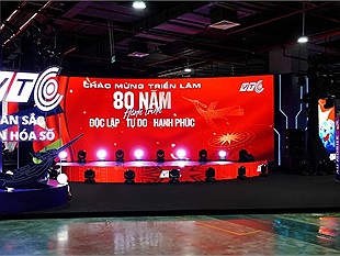 VTC gây ấn tượng ngay ngày đầu tiên khai mạc Triển lãm 80 năm hành trình Độc lập - Tự do - Hạnh phúc