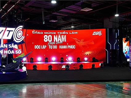 VTC gây ấn tượng ngay ngày đầu tiên khai mạc Triển lãm 80 năm hành trình Độc lập - Tự do - Hạnh phúc