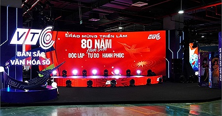 VTC gây ấn tượng ngay ngày đầu tiên khai mạc Triển lãm 80 năm hành trình Độc lập - Tự do - Hạnh phúc