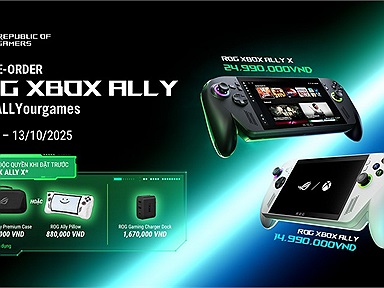 ROG Xbox Ally và ROG Xbox Ally X: Máy chơi game cầm tay đột phá chính thức mở đặt trước tại Việt Nam